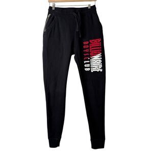 Billionaire Boys Club Cadet Jogger Sweatpants Small Black Lounge Logo Spellout
